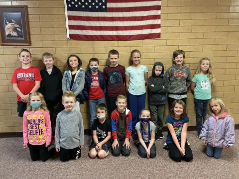Student of the Week 1st grade -5th grade