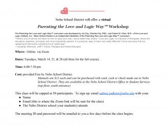 Parenting the Love and Logic Way Workshop