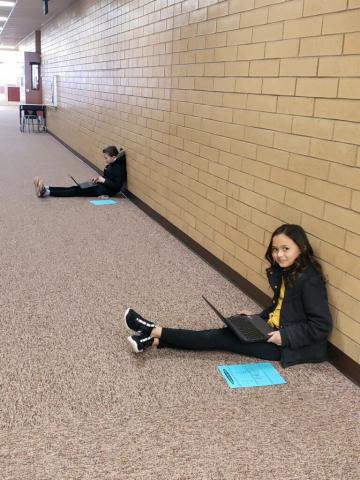 Students using Flipgrid during math time.