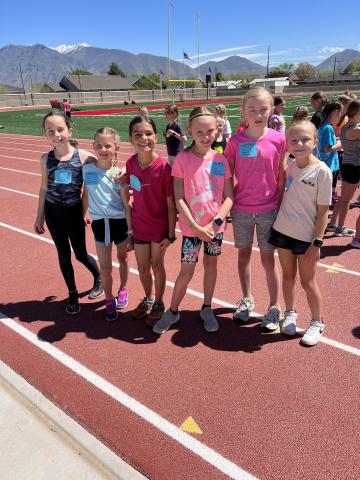 3rd Graders had a good day at their first track meet.