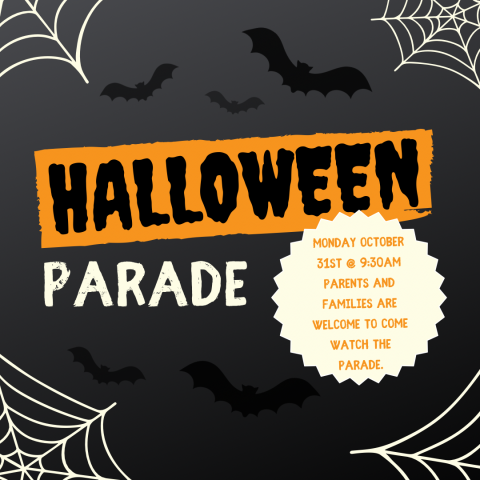 Halloween Parade October 31 @ 9:30am