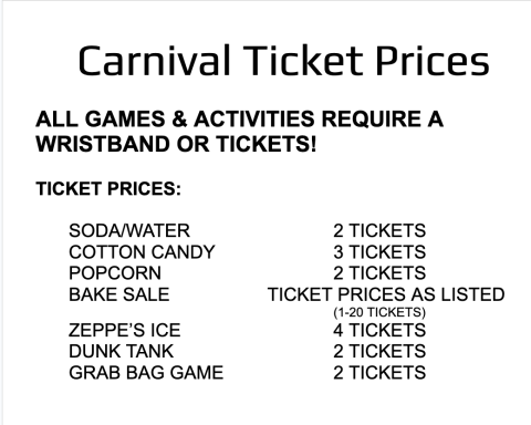 Ticket prices